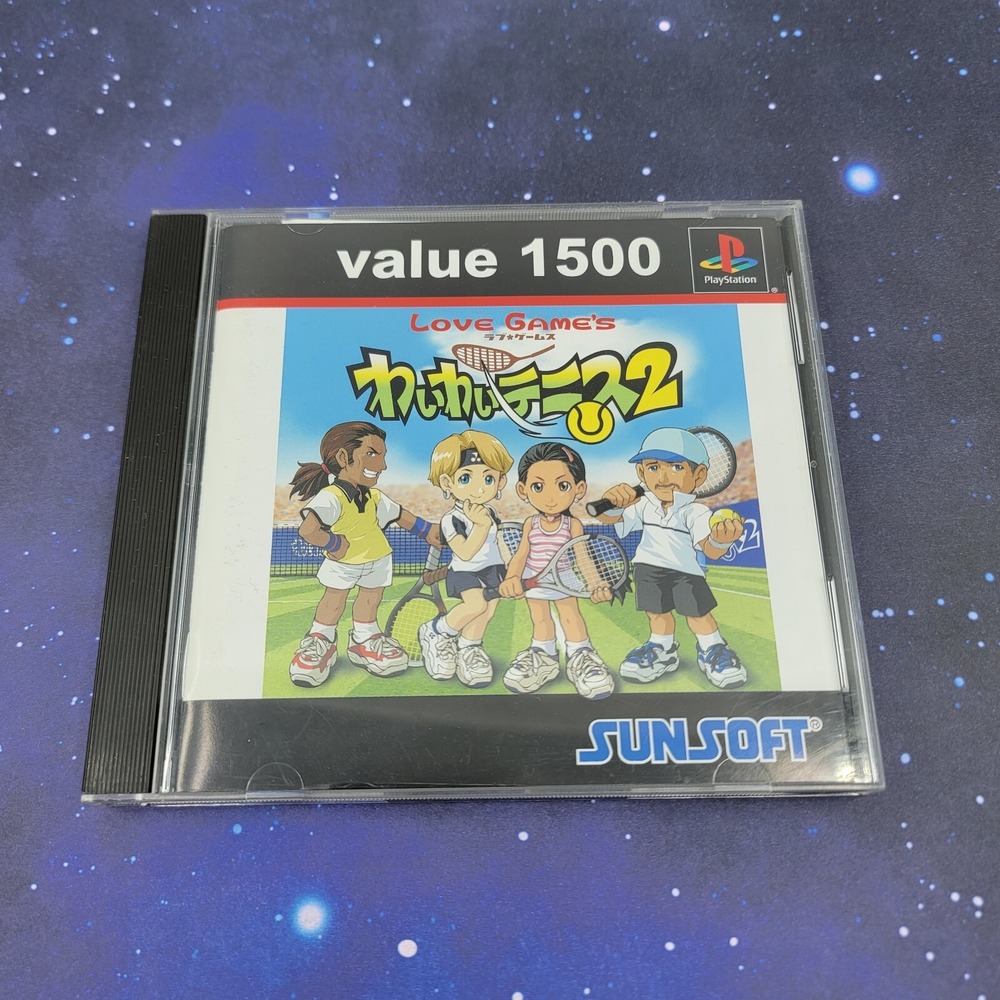 Love Game's Wai Wai Tennis 2 (Sony PlayStation) JAPANESE PS1 Video Game 0447